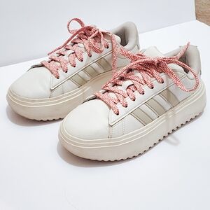 Adidas GrandCourt Platform white